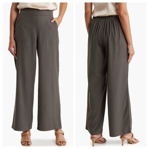 Women's Wide-Leg Pants in olive